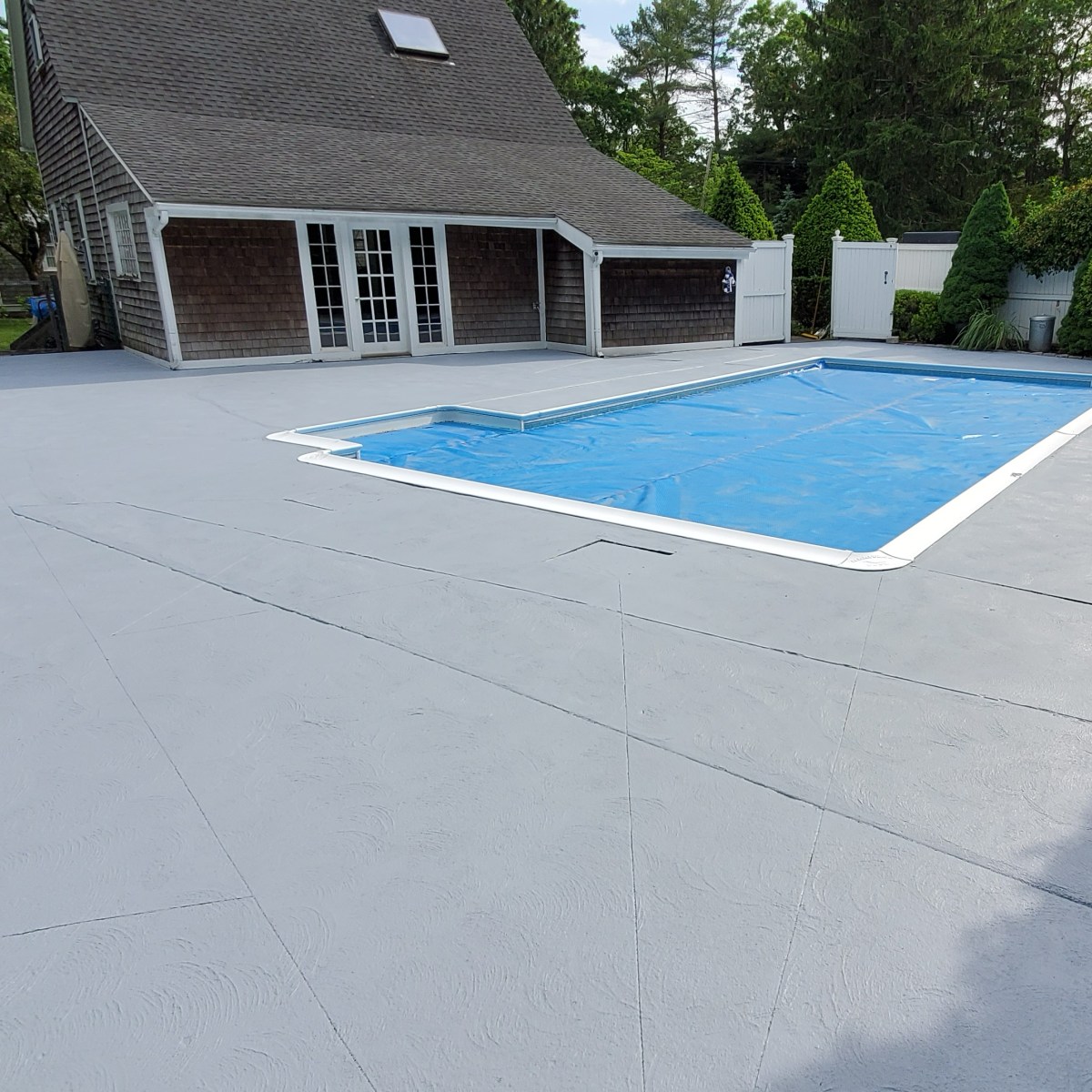 Pool Deck Painting in&nbsp;Hingham-MA