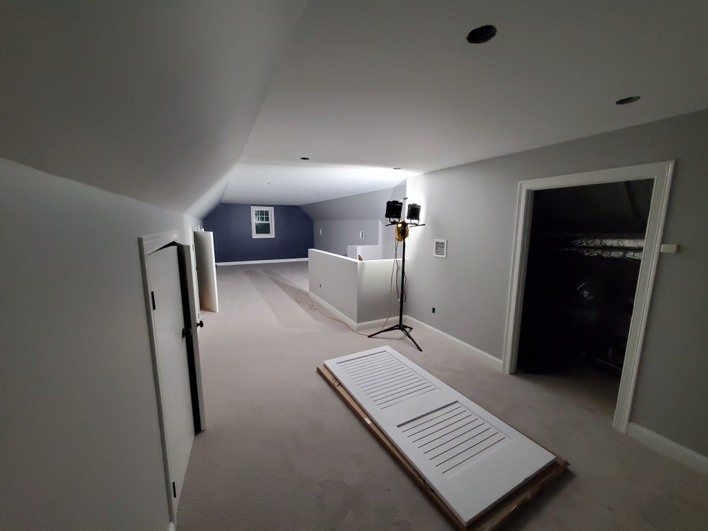 New Attic Painting in Westwood-MA